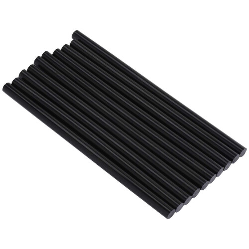 10 τεμάχια αυτοκόλλητα στικ κόλλας τήξης 150x7 χιλ. μαύρα 2