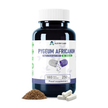 ALZURO LABS Pygeum Africanum 5,000mg Equivalent - 180 Vegan Capsules, 250mg 20:1 Extract, 13% Phytosterols, High Strength Prostate & Urinary Health Su