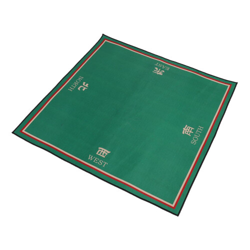 Dark Green Mahjong Mat Foldable Non-Slip Noise-Reducing Pad