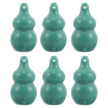6Pcs Reusable Green Silicone Lip Brush with Cap Soft Lip Exfoliator