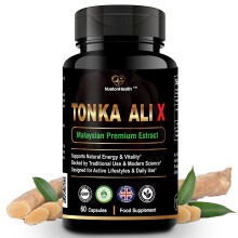 NuetonHealth Tonka Ali X – Premium Malaysian Root Extract for Daily Energy & Wellness – Plant-Based Daily Support – 60 Vegan Capsules