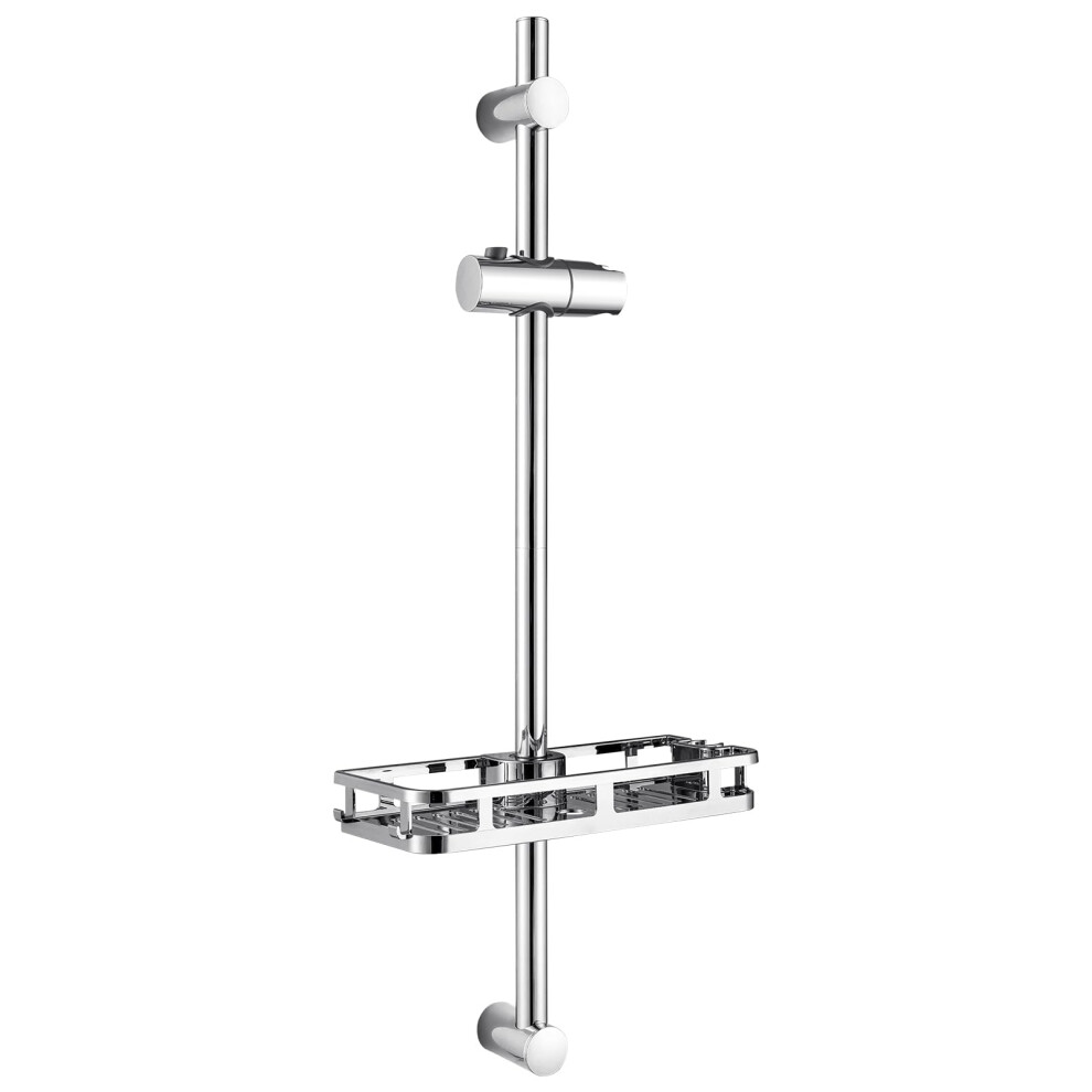 Photos - Other Bathroom Accessories Auralum 70cm Shower Riser Rail - Adjustable 360Swivel Shower Head Holder - Anti-Corrosion Premium Stainless Steel - Complete