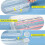3 Pack Large Hard Pencil Case Organizer, Plastic Supply Box 3
