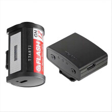 Φλας κάμερας M01 + ασύρματη σκανδάλη GN12 5600K συμβατό με 4 ρυθμίσεις για