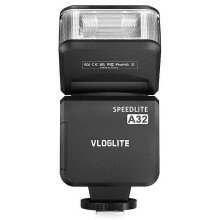 Φλας κάμερας VLOGLITE A32 Speedlite με GN32 CCT 5600K για Canon/Fuji/Sony/Nikon/Panasonic Olympus Pentax
