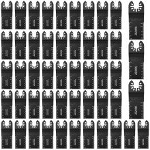 Zeeorymn 50pcs Multi Tool Blades,Multitool Blades for Wood,Universal Oscillating Saw Blades Compatible with Dewalt, Milwaukee, Makita, Ryobi, Rockwell
