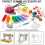100 Pcs Universal Sewing Machine, 5 Size with Bobbin, Threader, Ripper, Compatible 2