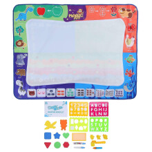 Kid Water Coloring Mat Cute Cartoon Children Water Painting Drawing Mat Educational Toy47.2 X 35.4in