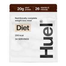 Huel Diet Powder Chocolate Flavour, Complete Weight Loss Meal Replacement Shake, 200 Calories per Serving, 20g Vegan Protein, High Fibre, Low Fat, 26
