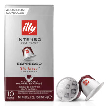 illy Coffee - Intenso Espresso Coffee Pods - Dark Roast - Pack 10