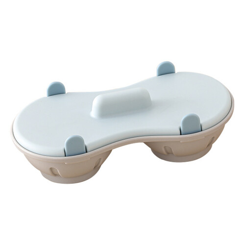 Multifunctional Kitchen Tool Steams Eggs And More In-Blue