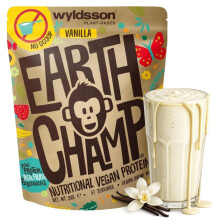 Vegan Protein Powder (No Scoop Included) 2kg - EarthChamp by Wyldsson - Plant Based Vanilla Protein Powder Shake, Dairy Free, Gluten Free, Lactose Fre