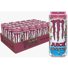 Monster Energy Viking Berry 500ml Energy Drink, Pack of 24 x 500 ml Cans - By Kandy Collection