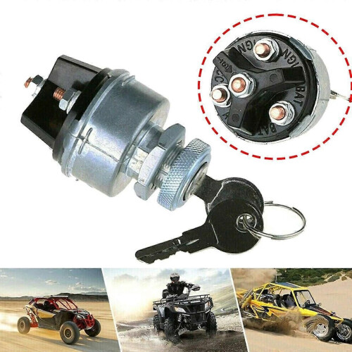 12V Universal Auto Car Boat Ignition Starter Switch 4 Θέσεων με 2 Κλειδιά On/Off για 1