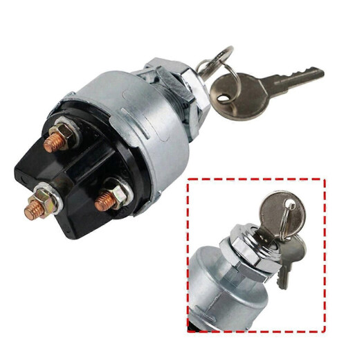 12V Universal Auto Car Boat Ignition Starter Switch 4 Θέσεων με 2 Κλειδιά On/Off για 2