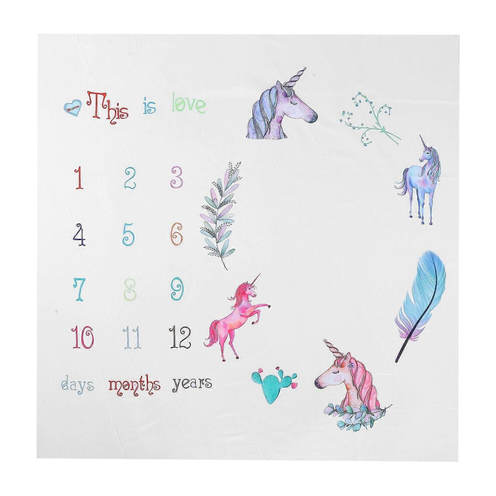 Baby Shower Gift Photography Prop Monthly Growth Milestone Background Cloth 9319739836189