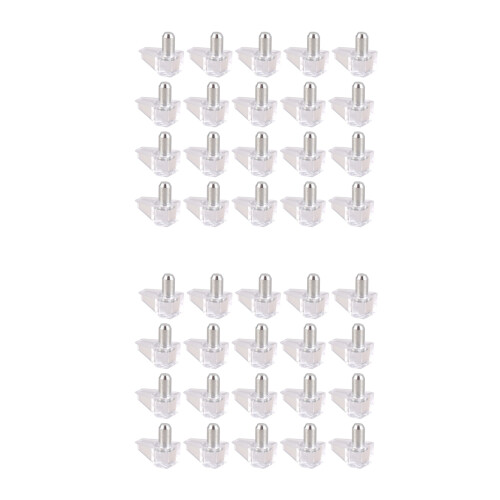 5 mm Pin shelf support shelf studs strong support 40 pcs, Transparent