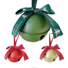 Jingle Bell Bowknot Metal Decorative Pendant for Hanging Ornaments Home Partys Decoration Valentine'S Day Supplies