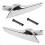 ABS Chrome A Pair Car Inner Door Handle Bezel Cover compatible for 1