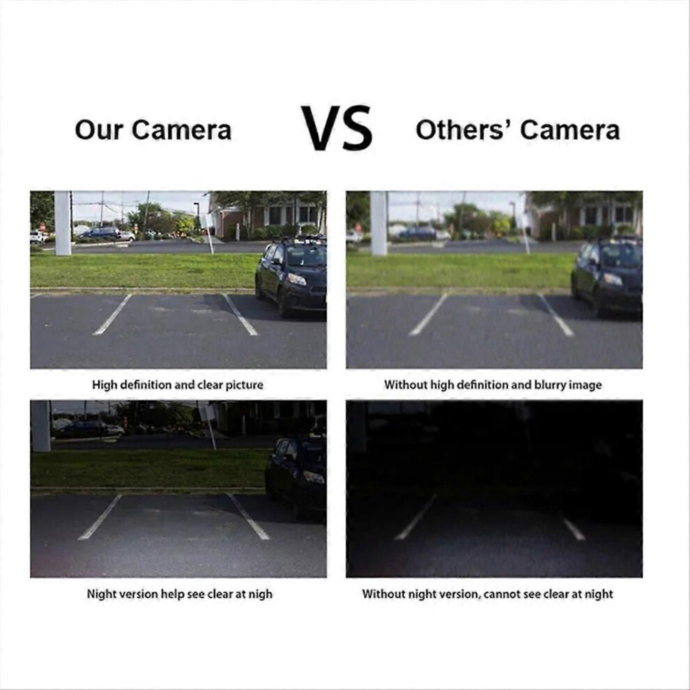 1280X720p Ahd 170Deg Ccd Car Grille Front View Camera Compatible For 9152359398756