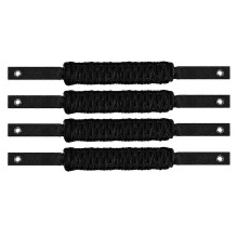 Paquete de 4 asas de agarre de paracord compatibles con las asas de asistencia de la barra antivuelco