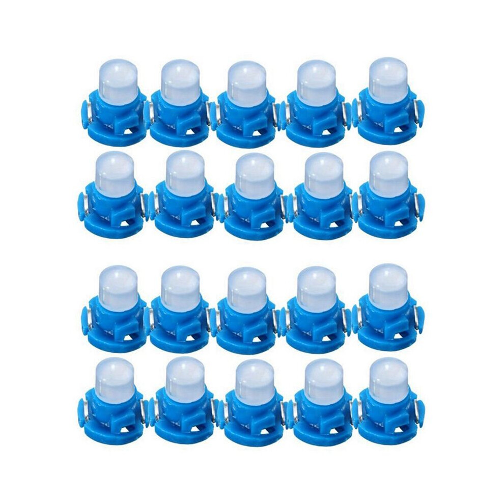20Pcs Car Dash Instrument Base Lamp T4.2 Cob Car Wedge Dashboard Bulb Dc12v Lamp Light 6032048594405