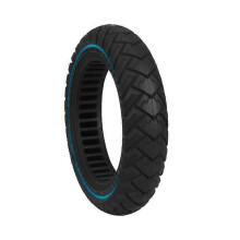 Neumático macizo todoterreno 60/90-8 de 12 pulgadas con círculo azul. Neumáticos a prueba de explosiones