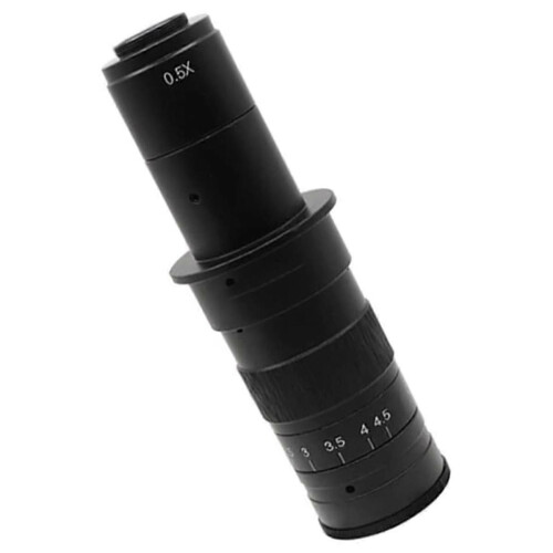Lab Microscope Accessories Adjustable Magnification C Mount Lens 180X