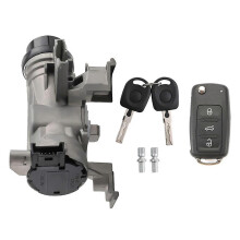 1K0905851B, ILA740, 1131NC12919 Ignition Switch Door Lock Cylinder W/Remote Key for 2006-2011