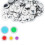 100Pcs Button Covers, Button with 5 Different Sized Buttons and Tools 1