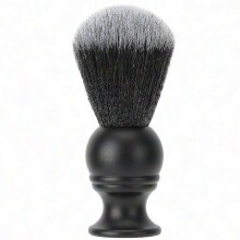 Scheerkwast voor mannen met metalen handvat en nylon borstelharen, compatibel met Smooth Shave.