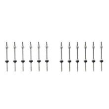 25cm Solar Hanger Bolts Solar Panel Roof Mounting Screws M10 Solar PV Panel Mounting Bracket for Fixing Solar Panel 12Pc