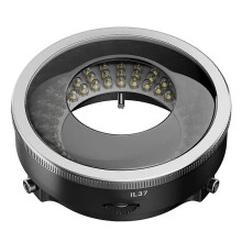 Lámpara de anillo LED polarizada para microscopio, fuente de iluminación anti-iluminadores