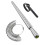 Ring Sizer Measuring Tool Set with Magnifying Glass, Integrated Conical Solid Ring Mandrel Sizer Too 1