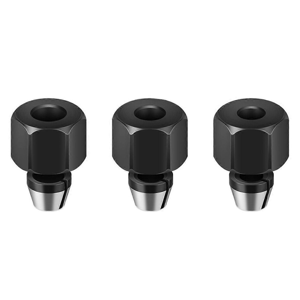 6/6.35/8Mm Collet Chuck With Nut Engraving Trimming Machine Router Bit Adapter Electric Router Milli 9319739843521