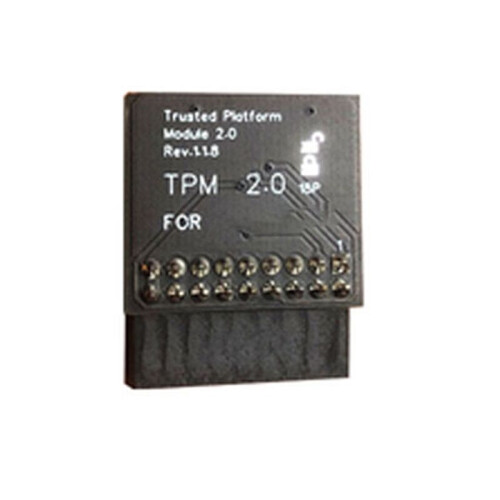 2X Tpm 2.0 Encryption Security Module Board Remote Control TPM2.0 LPC 18Pin Motherboards Card for ASROCK for Windows 11