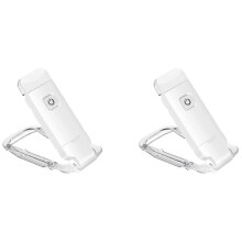 2X Επαναφορτιζόμενο φωτιστικό βιβλίου USB, συμβατό με παιδ