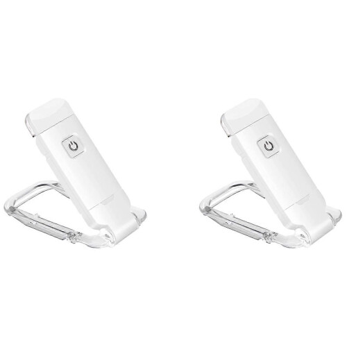2X Επαναφορτιζόμενο φωτιστικό βιβλίου USB, συμβατό με παιδ