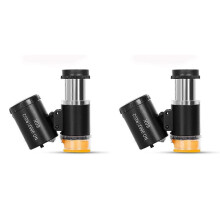 Mini microscopio de bolsillo 60X, lupa de joyero con luz LED UV - A