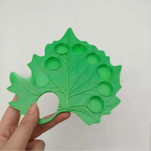 Green Leaf Shape Watercolor Palette Reusable Painting Tools Paint Palette Color Mixer Removable Mixing Tray