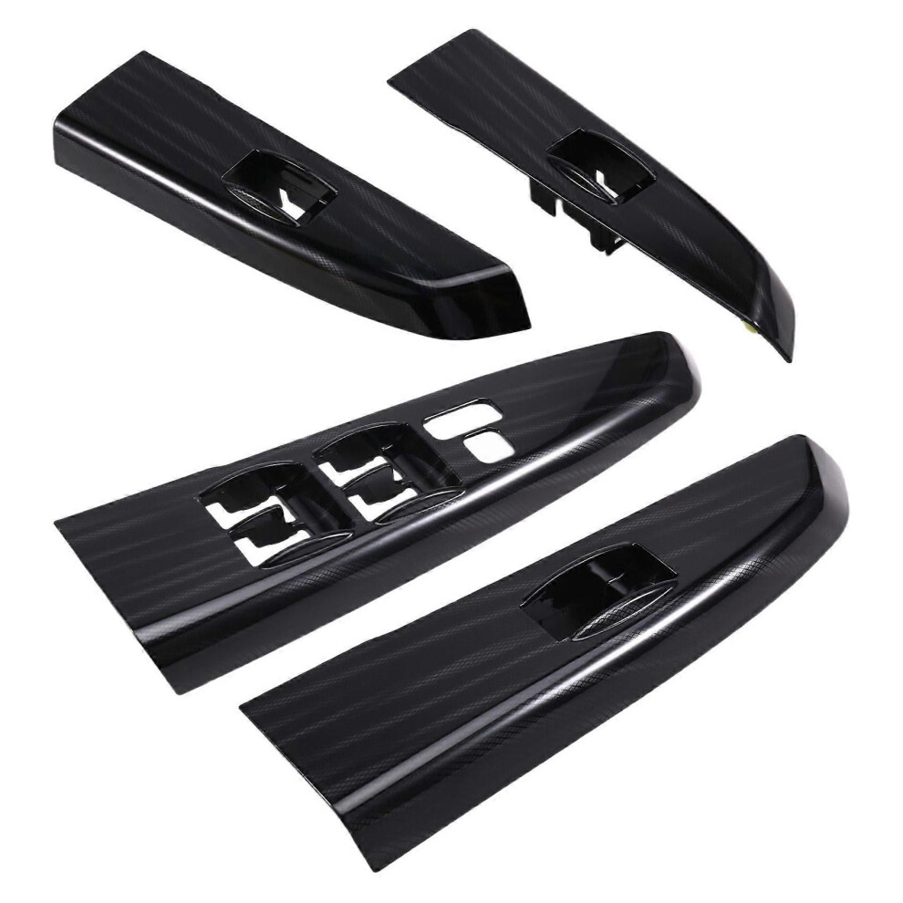4Pcs Front+Rear Door Armrest Trim Panel Window Switch Bezel For Toyota Hilux 05-14 4271-0K010 74272-0K010 74231-0K020 A 9319739850536