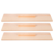 3Stk Rechteckiger Holzdeckel Seifenform Khaki Für Seifenformen Zuhause