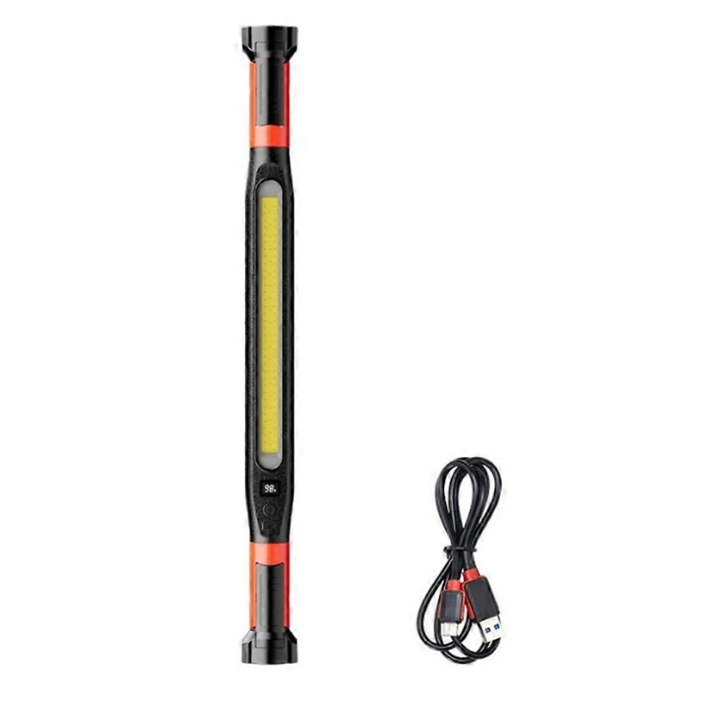 Portable Led Work Light Rechargeable Flashlights 2000Mah Cob Outdoor Camp Lamp Magnetic Hook Car Repair Led Spotlight 9319739843941