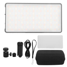 RGB Video Light Portable LED Camera Light Full Color Fill Light Soft Light Rechargeable Photography Light
