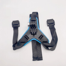 Motorcycle Helmet Chin Strap, Action Camera Chin Mount, Sports, Outdoor, Cycling, Standard Blue