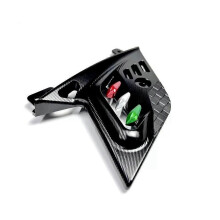 Motorcycle Shock Absorber Side Cover Front Wheel Rocker Protector Accessories for Vespa GTS300 GTS 300 2024- Black