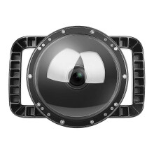 Waterproof Dual Handheld Dome Port Diving Housing Case Surface Lens Cover with Trigger compatible for DJI Osmo Action 1 Camera
