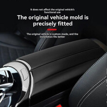Car Armrest Box Cover Interior Trim for Mercedes Benz C 180 260 GLC260L 300L Center Armrest Box Cover Trim A