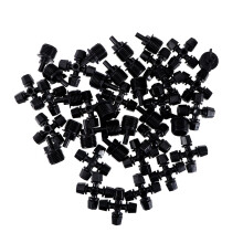 20Pcs Black Micro Drip Nozzles Mini Atomizing Garden Hose Sprinklers