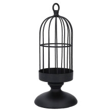 Vintage Iron Bird Cage Candle Holder Decorative Candle Holder for Wedding Home Decor and Aromatherap